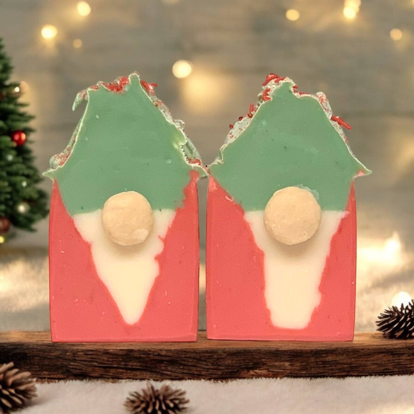 Woodland Gnome Holiday Soap – Cranberry, Cedar & Citrus