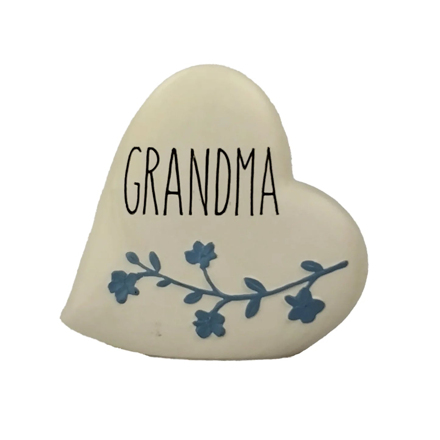 Grandma Resin Heart Plaque