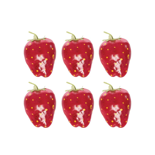 Strawberry Garden Ornament Set 6