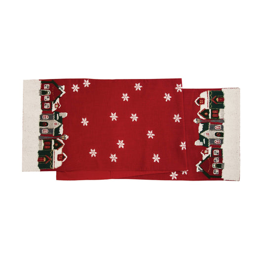 Christmas Village Table Runner