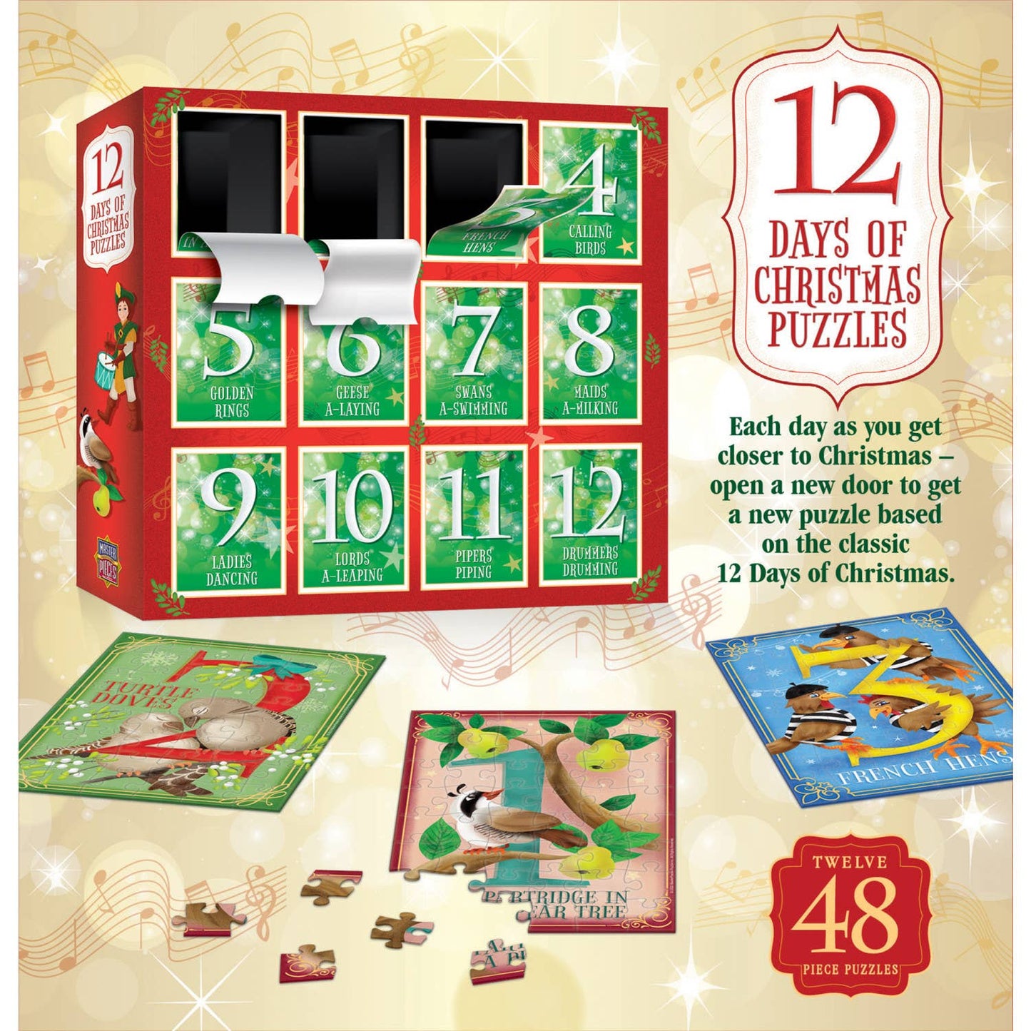 12 Days of Christmas Puzzles - Advent Calendar