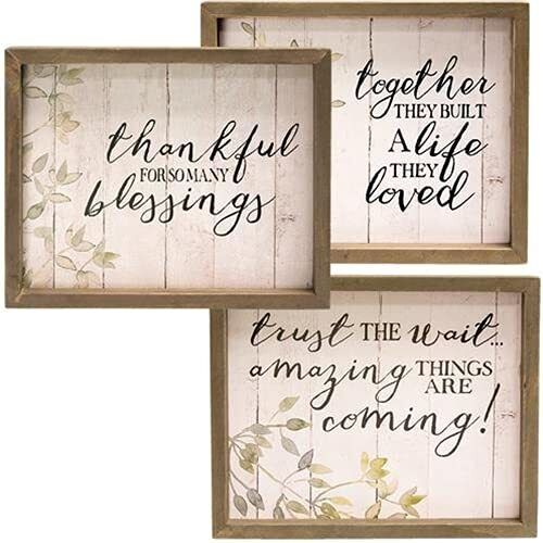 So Many Blessings Framed Sign – Stacey’s Simple Stuff