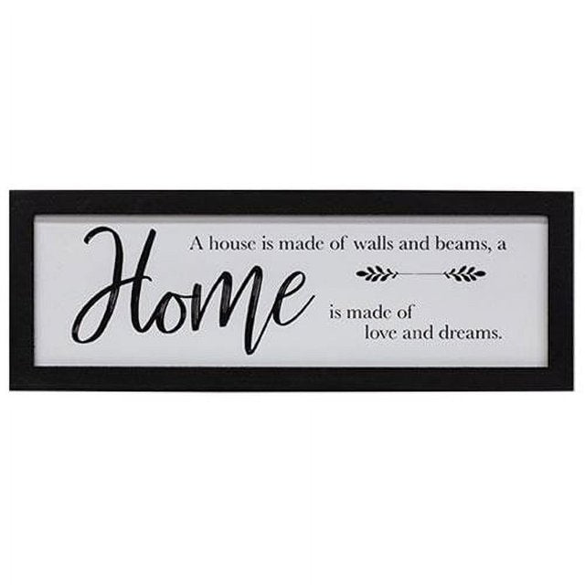 Let's Stay Home Framed Sign