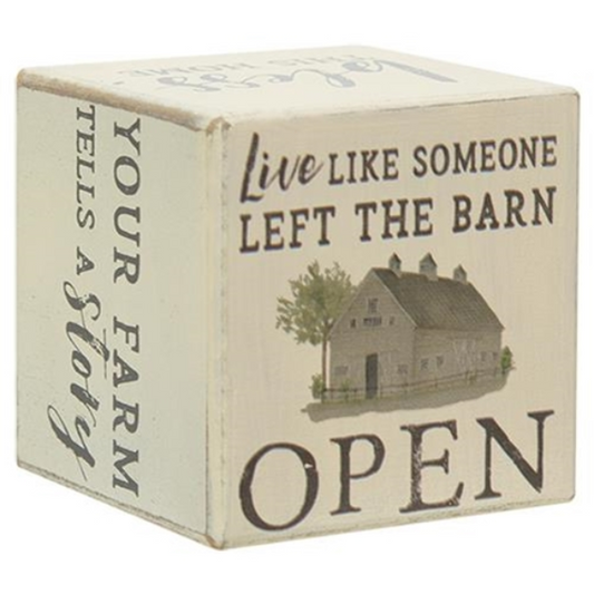 Faith Family Farm Six-Sided Block