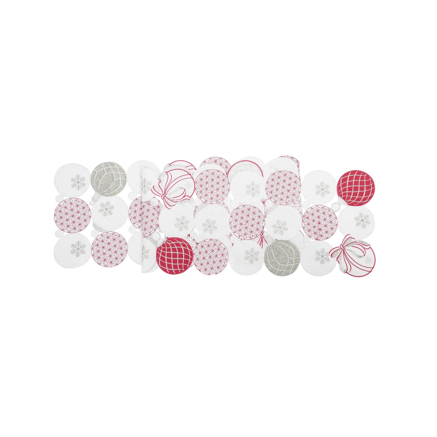 Christmas Ornaments Table Runner