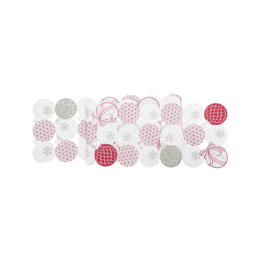 Christmas Ornaments Table Runner