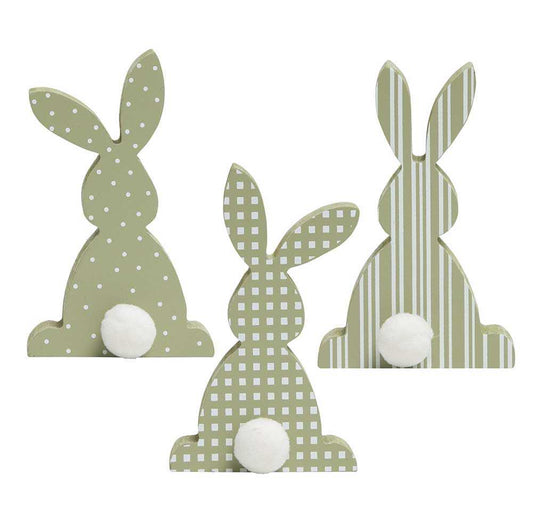 Spring Green Chunky Bunny, 3 Assorted