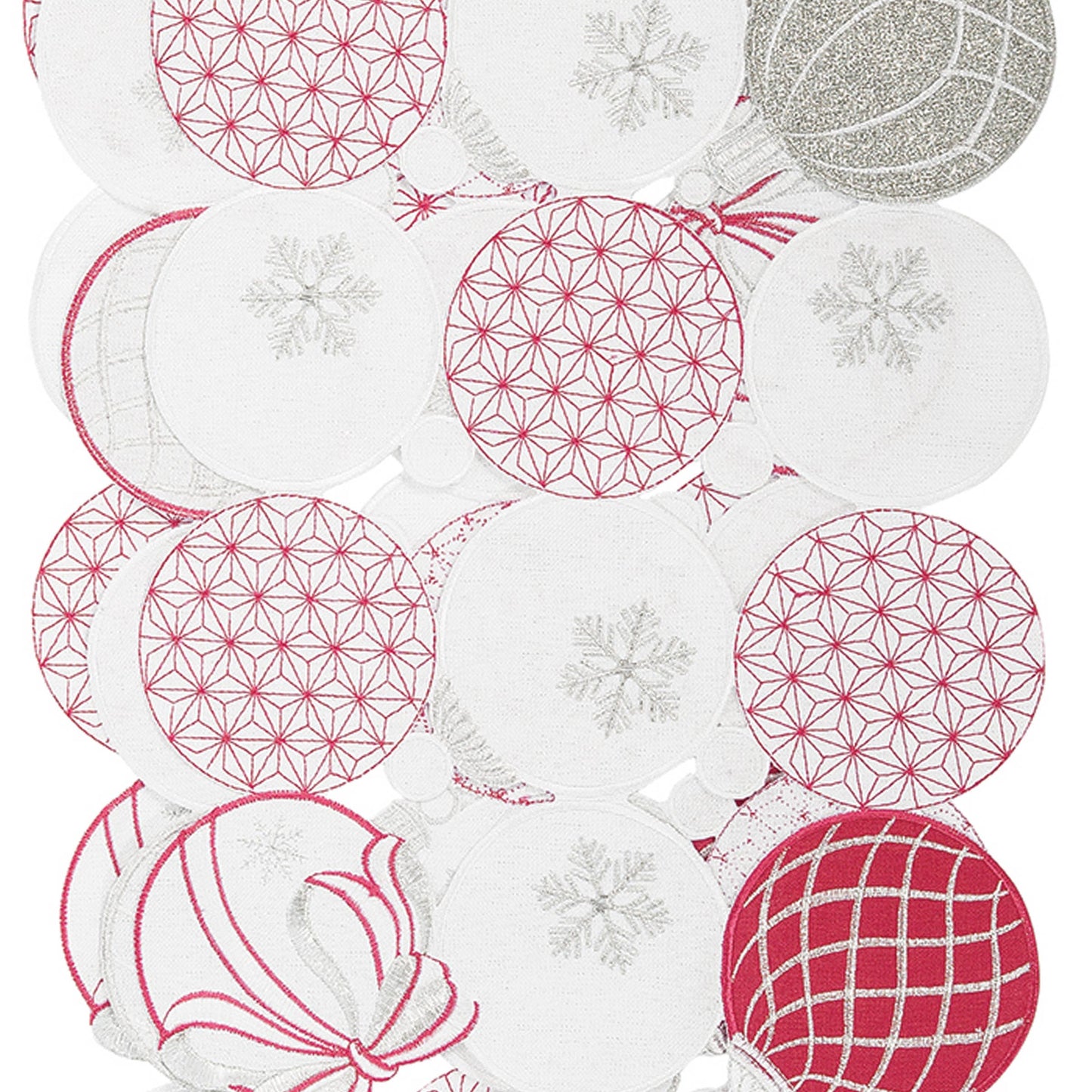 Christmas Ornaments Table Runner