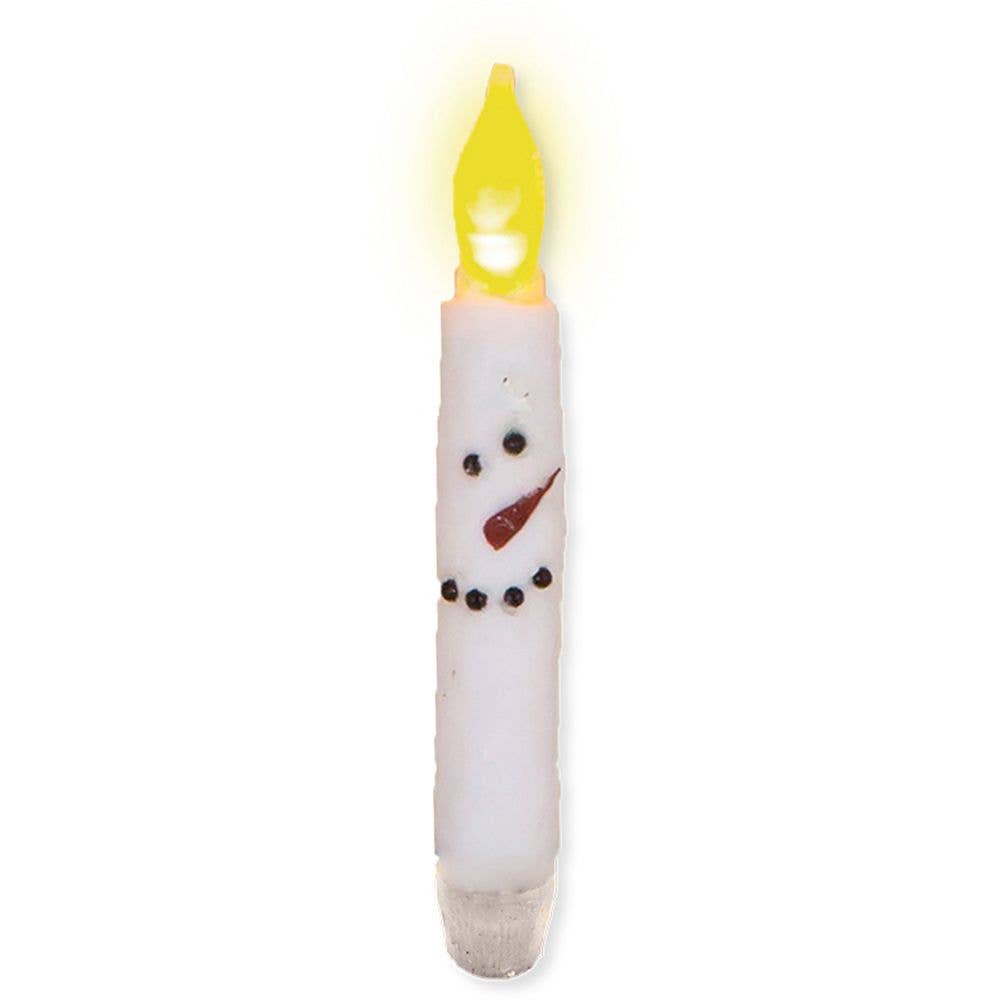 White Snowman LED Taper
