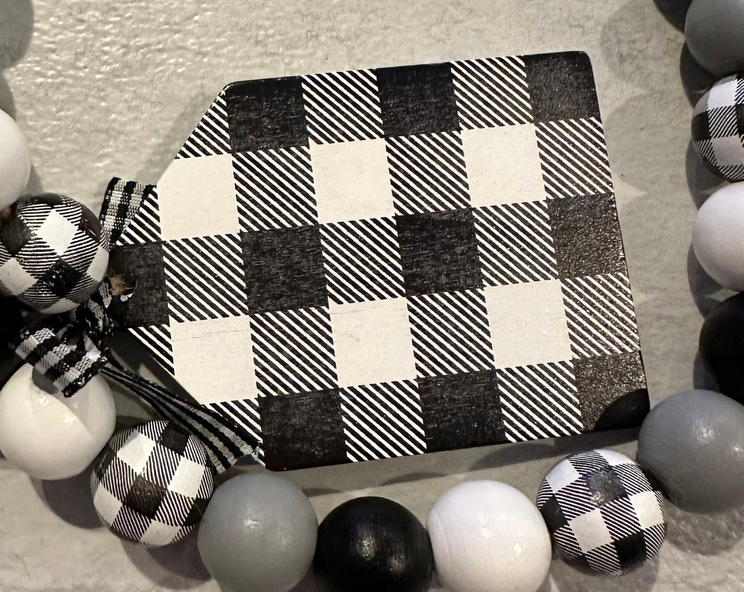 Home Sweet Home - Home/Family LG Wood Beads -36/37"