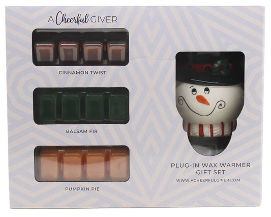 Snowman Plug In Warmer Gift Set