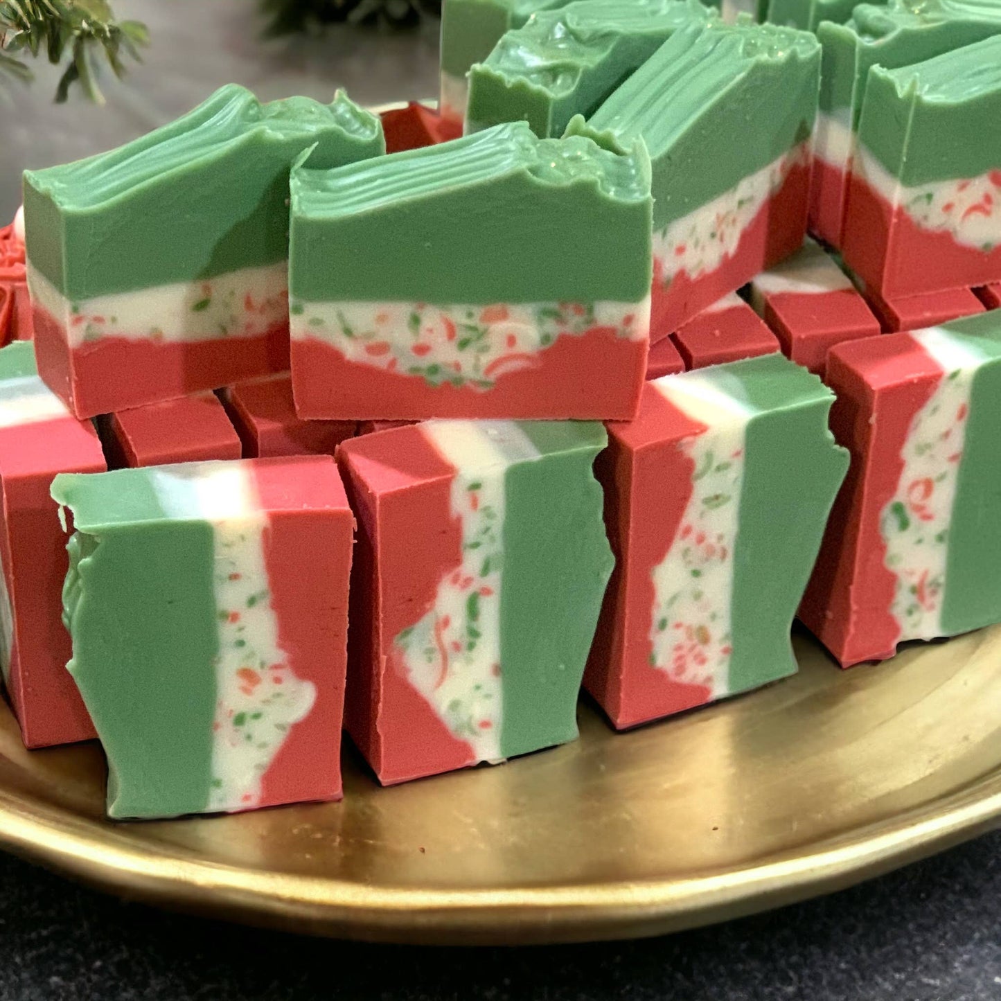 Elf Stockings Holiday Soap – Peppermint & Candy Cane