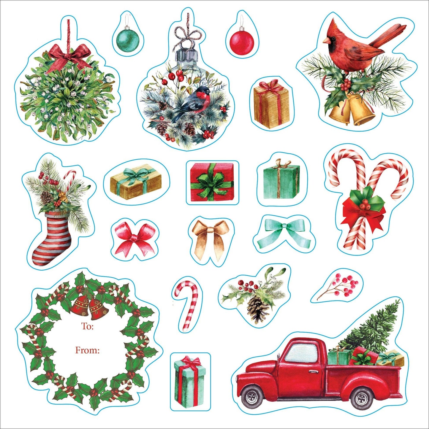 Merry & Bright Christmas! A Festive Sticker Book