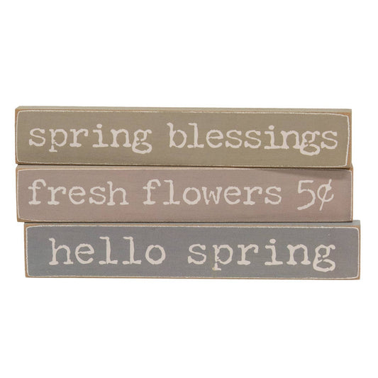 Spring Blessings Mini Stick - 3 Asstd.sold Seperately