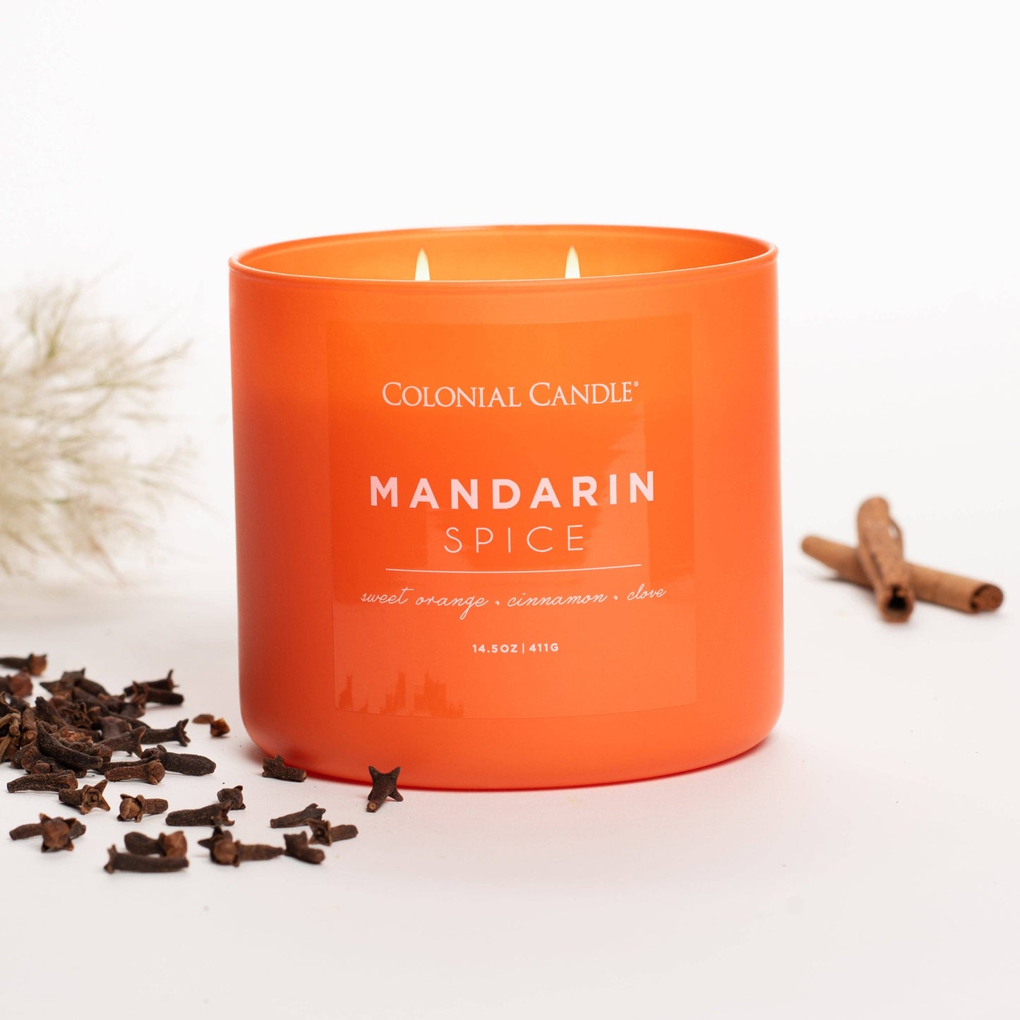 Mandarin Spice Scented Jar Candle, Soy Blend Wax, 14.5oz