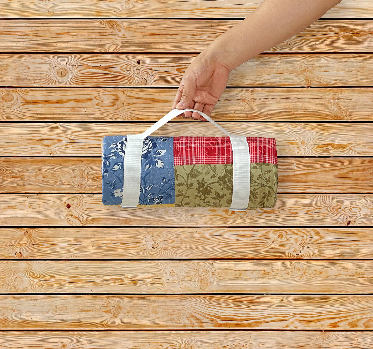 Farmhouse Floral Throw