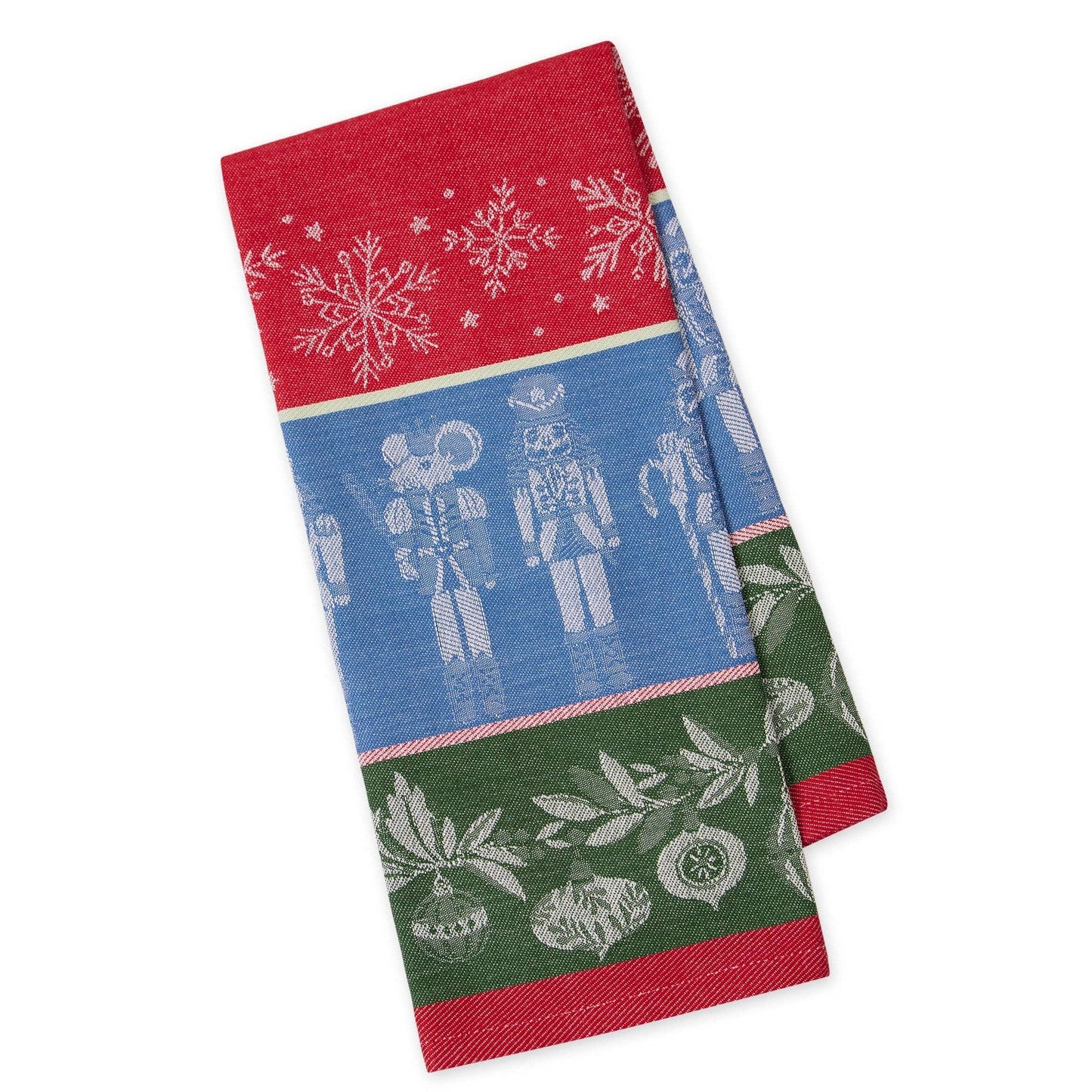 Holiday Nutcrackers Jacquard Dishtowel
