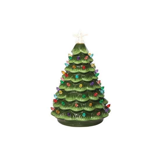 Christmas Tree Large Green LED Decorative Figurine