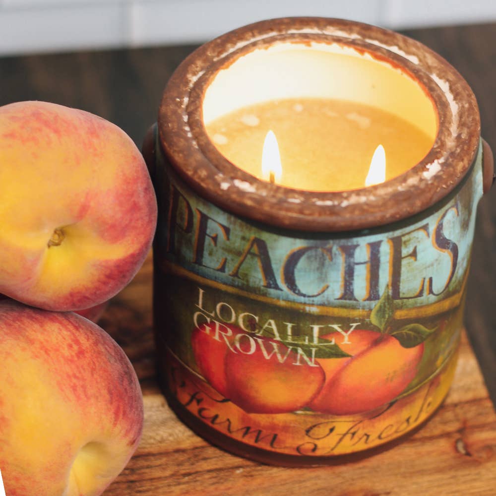 20oz Peaches Farm Fresh Candle