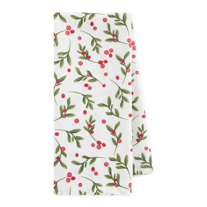 Under The Mistletoe Assorted Dishtowels