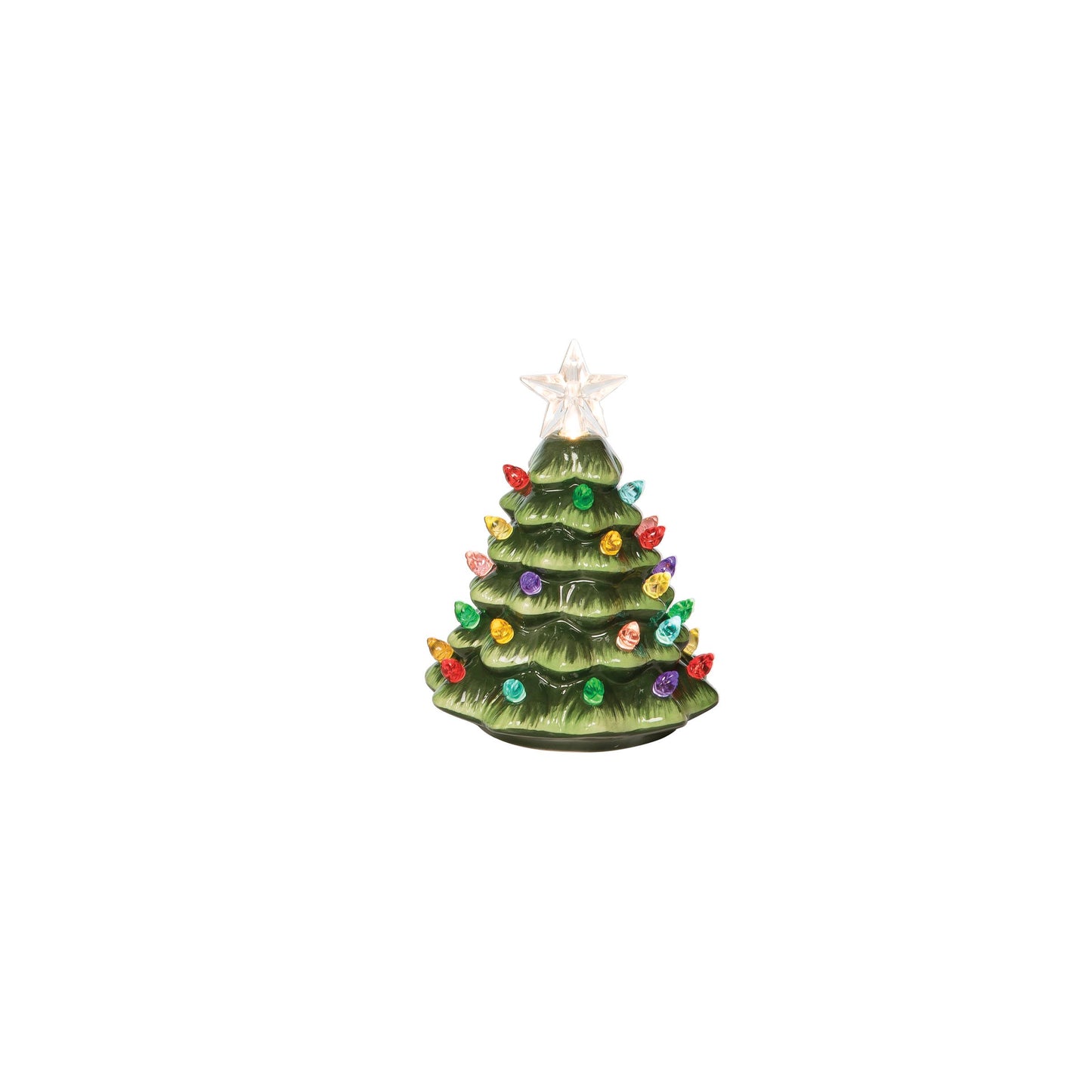 Christmas Tree Small Green LED Decorative Figurine