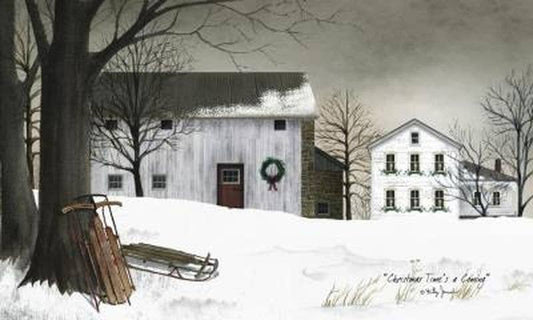 Christmas Time's A Coming Billy Jacobs Canvas