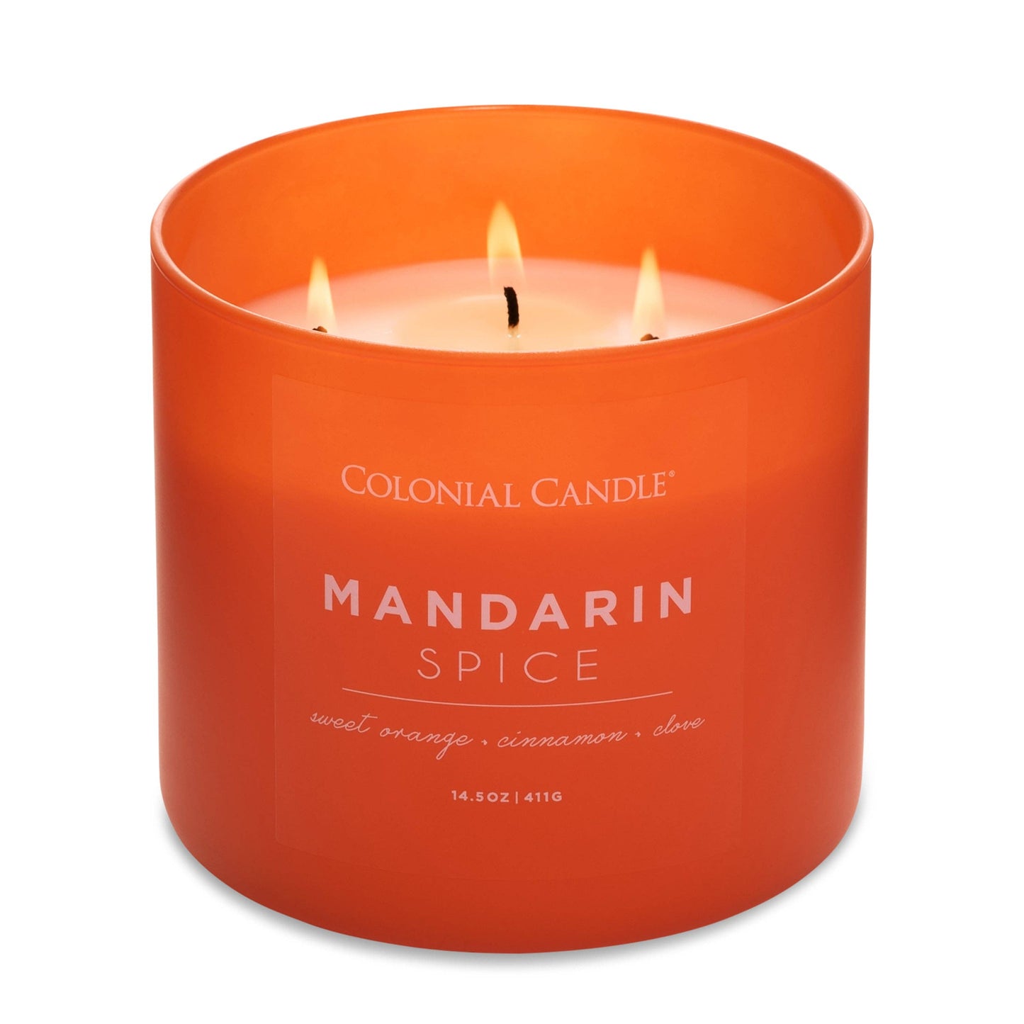 Mandarin Spice Scented Jar Candle, Soy Blend Wax, 14.5oz