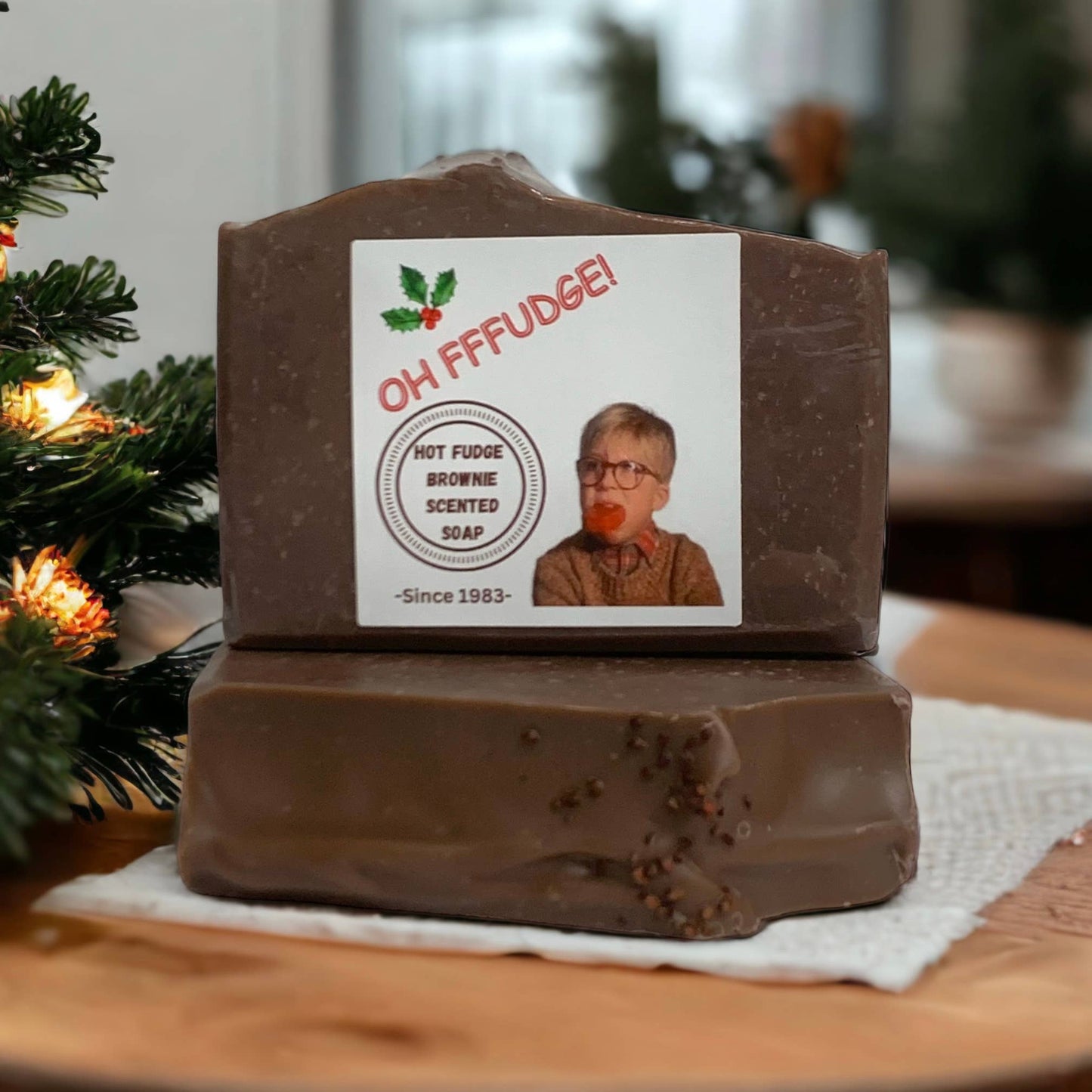 Holiday Soap – "Oh FFFUDGE" Chocolate Fudge Scented Bar