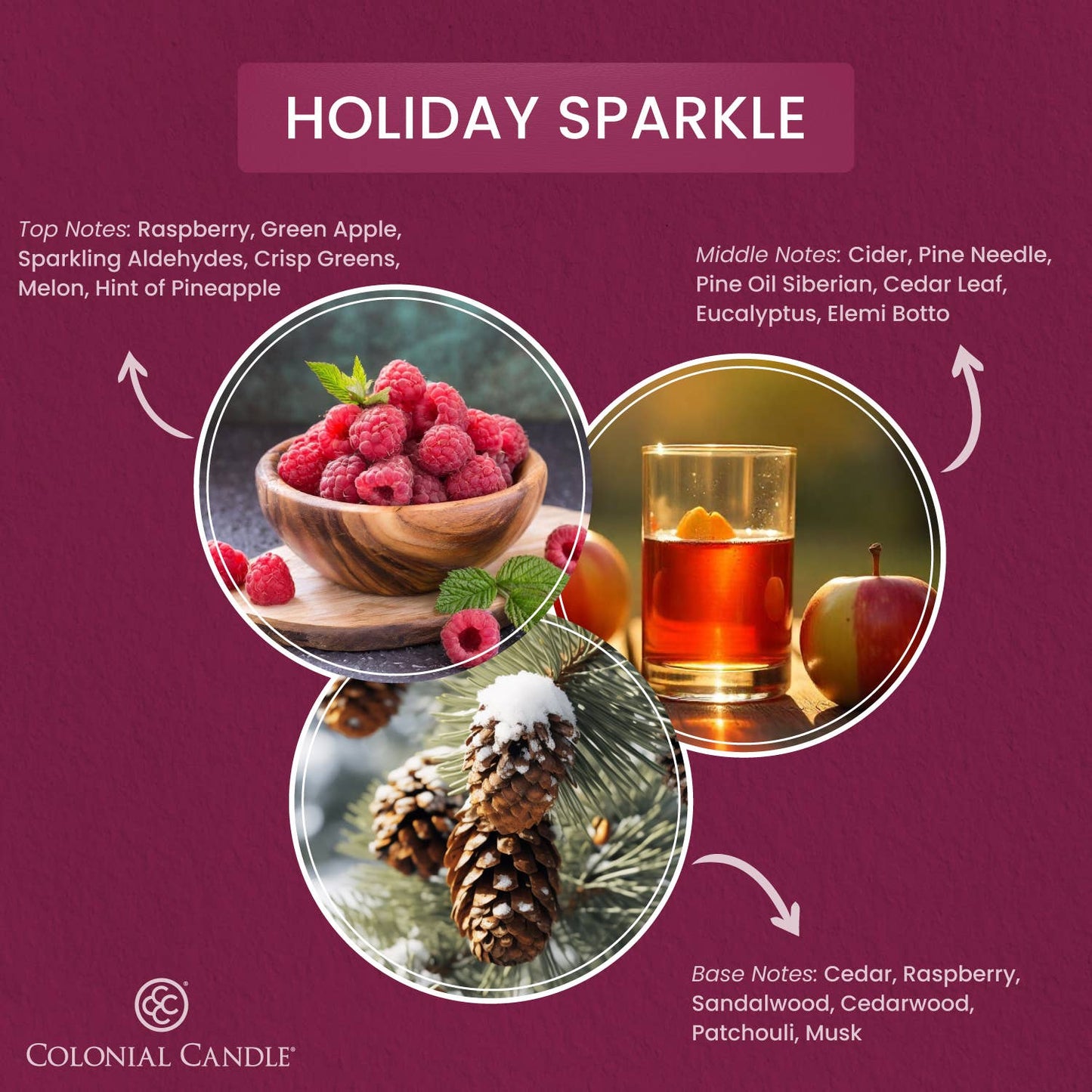 Holiday Sparkle Scented Wax Melt,  2.75oz