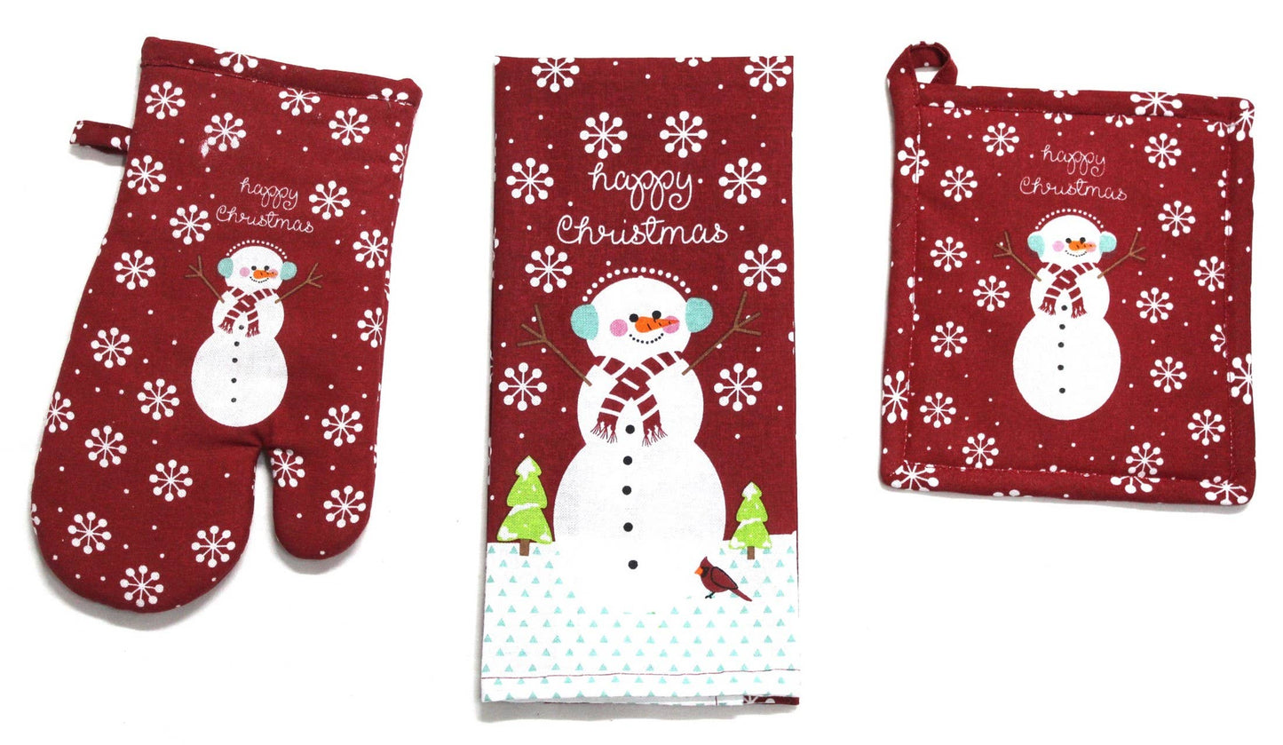 Snowman Christmas Kitchen Set