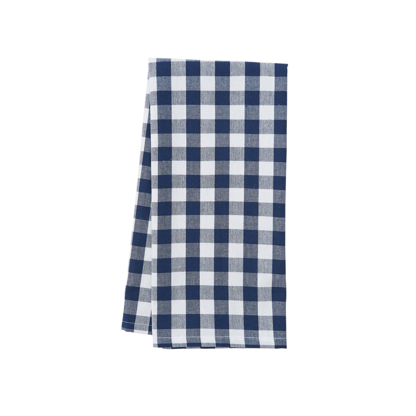 Ashford Indigo Blue Gingham Check Kitchen Towel