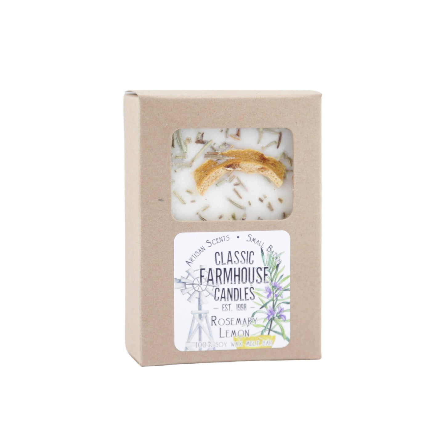 Soy Wax Melt Bar - Rosemary Lemon