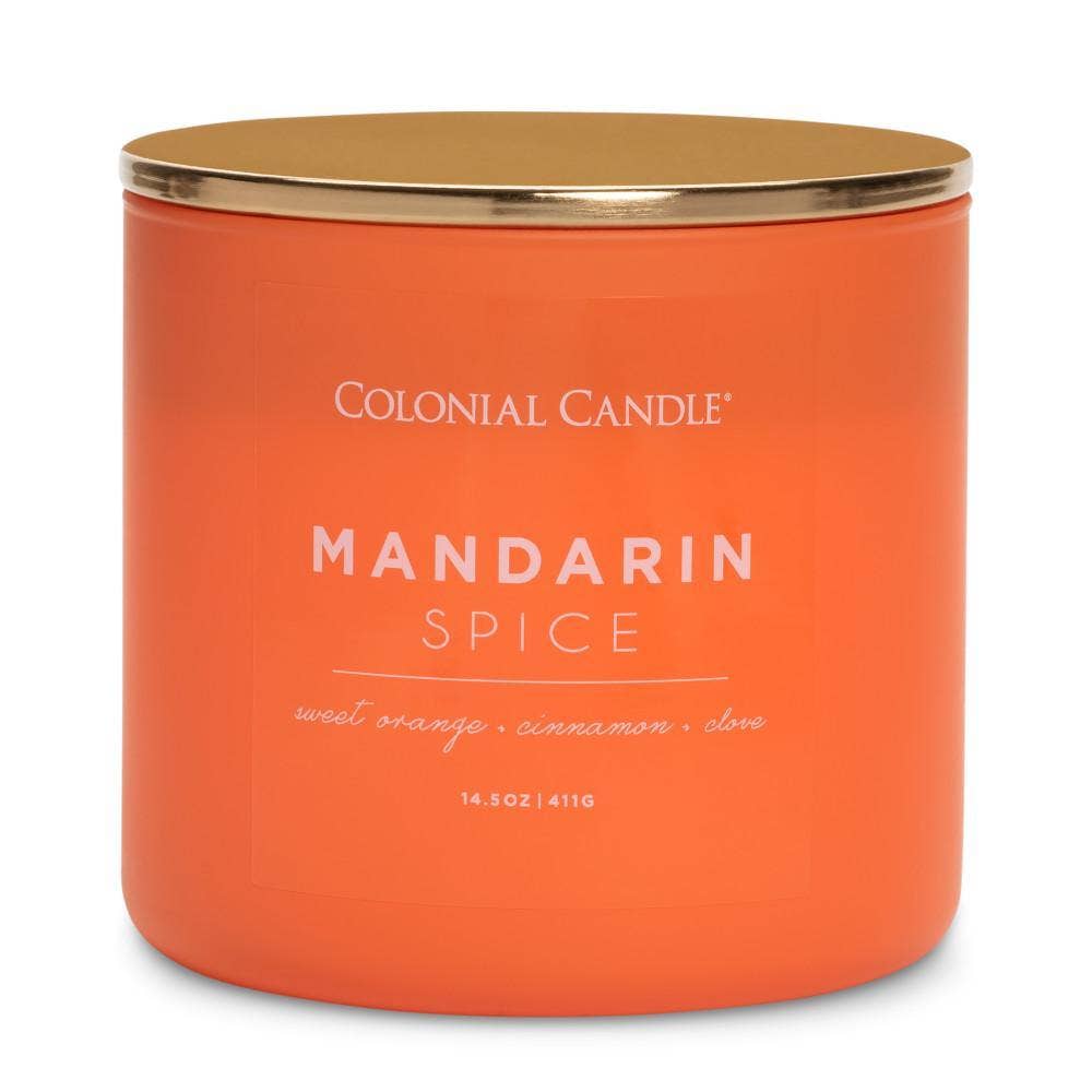 Mandarin Spice Scented Jar Candle, Soy Blend Wax, 14.5oz