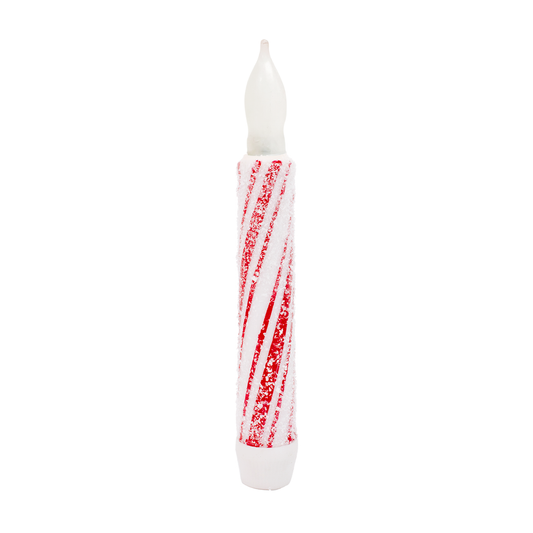 Candy Cane Stripe LED Taper