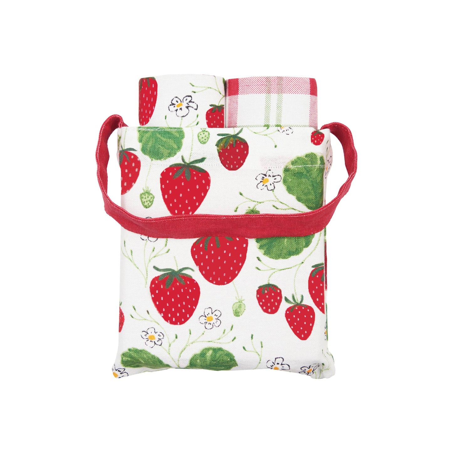 Strawberry Patch Kitchen Towel & Bag Gift Set