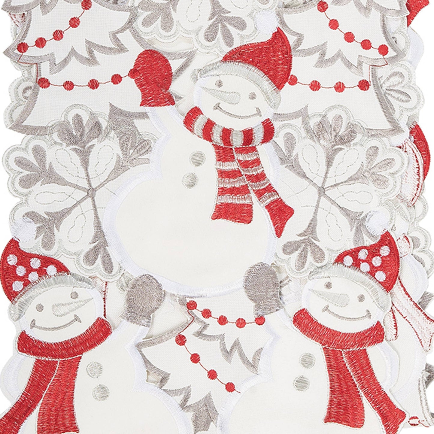 Christmas Snowman Table Runner