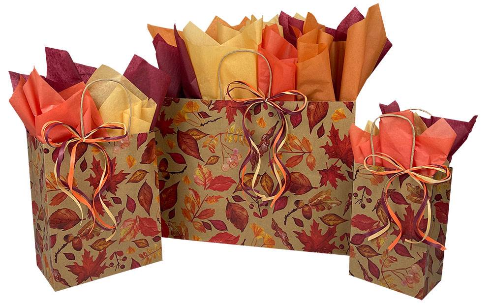 Falling Leaves Gift Bag - Medium