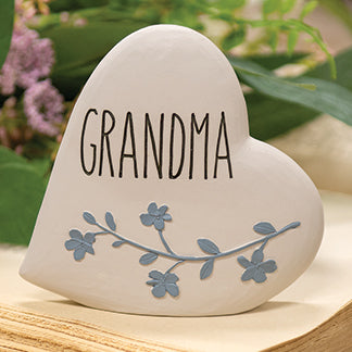 Grandma Resin Heart Plaque