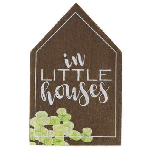 3/Set, Love Grows Best In Little Houses Blocks