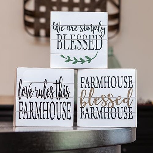 Farmhouse Shiplap Box Sign