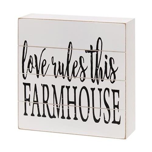 Farmhouse Shiplap Box Sign