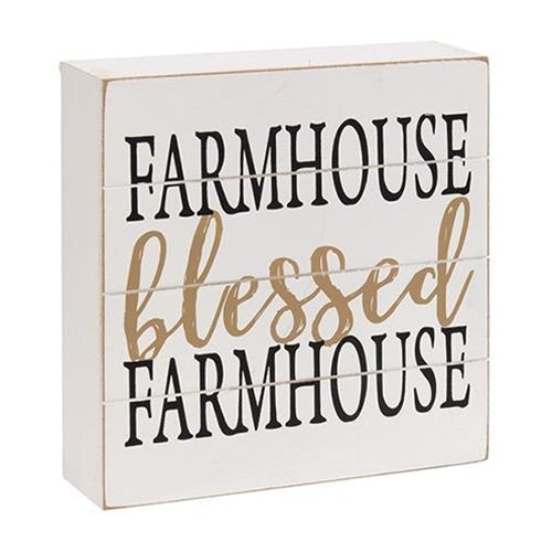 Farmhouse Shiplap Box Sign