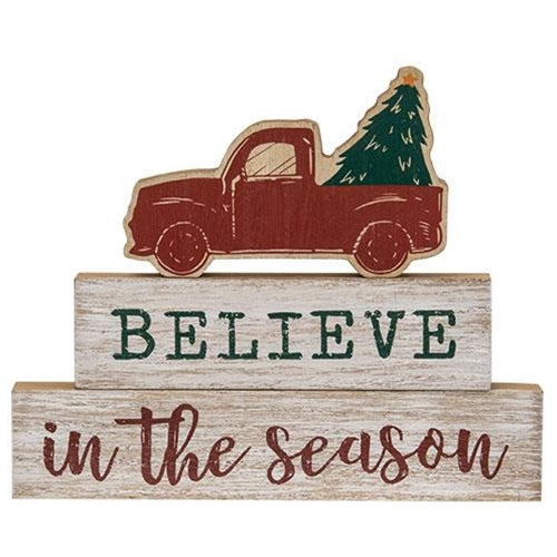 3/Set, Believe In the Season Truck Stackers