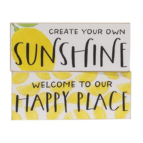 Sunshine - Happy Place Lemon Block