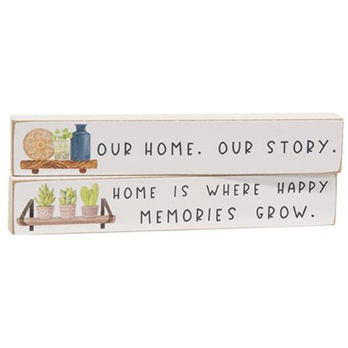 Our Home Our Story Mini Stick, 2 Asstd.