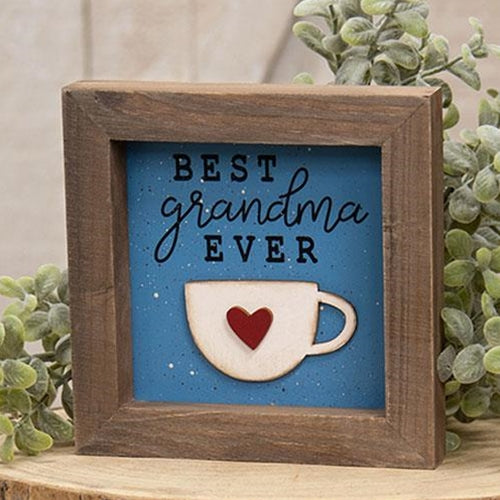 Best Grandma Ever Shadowbox Frame