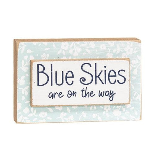 Blue Skies Are On The Way Block, 3 Asstd. - Sold Separately