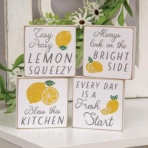 Always Look on the Bright Side - Fresh Start - Easy Peasy -  Square Block