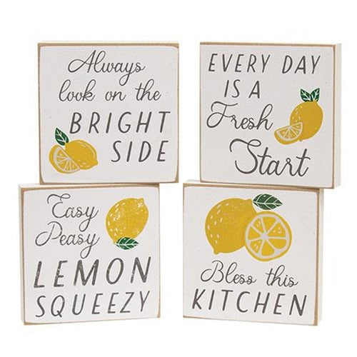 Always Look on the Bright Side - Fresh Start - Easy Peasy -  Square Block