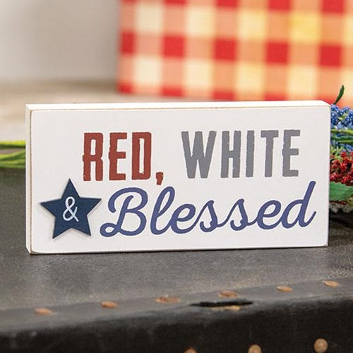 Red, White & Blessed Block